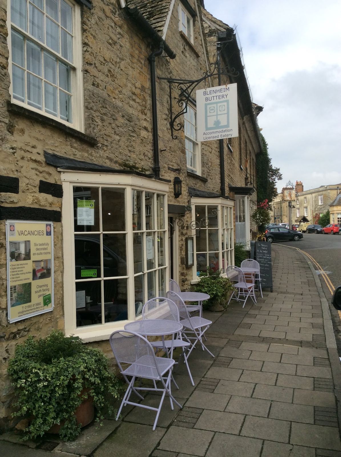 The Blenheim Buttery on Market Place, Woodstock